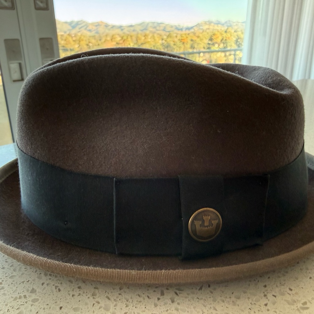 Goorin Bros Black and Brown Fedora